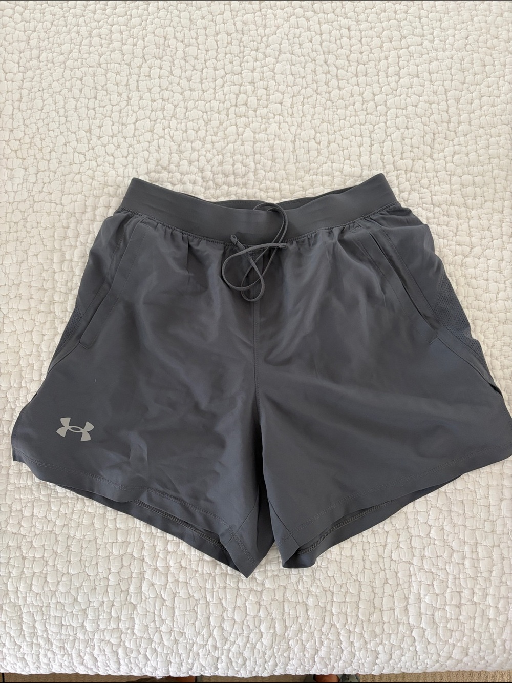 Under Armour Women's Charcoal Performance Athletic Shorts